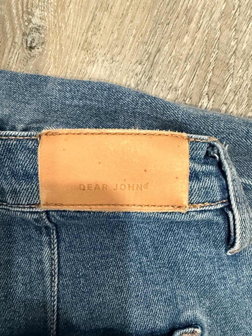 Dear John Barrel Style Blue Jeans sz 28 - Picture 5 of 6